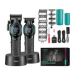 ست ماشین اصلاح 2 تکه وی جی آر مشکی مدل V-886 S2